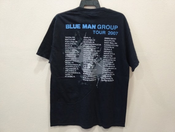 BLUE MAN GROUP TOUR 2007 TバンドT Y2K ヴィンテージ Y2K ブルーマン グループ アメリカン パフォーマンス