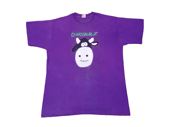 Vintage Dinosaur Jr American Rock Band Large Purple T Shirt