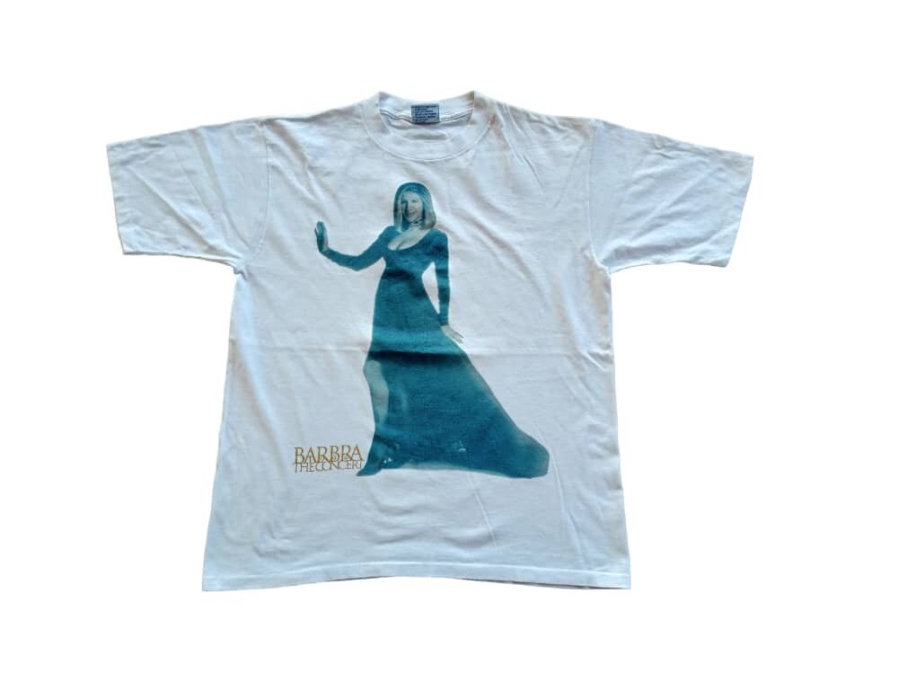 Vintage Barbra Streisand the Concert Medium White T Shirt American