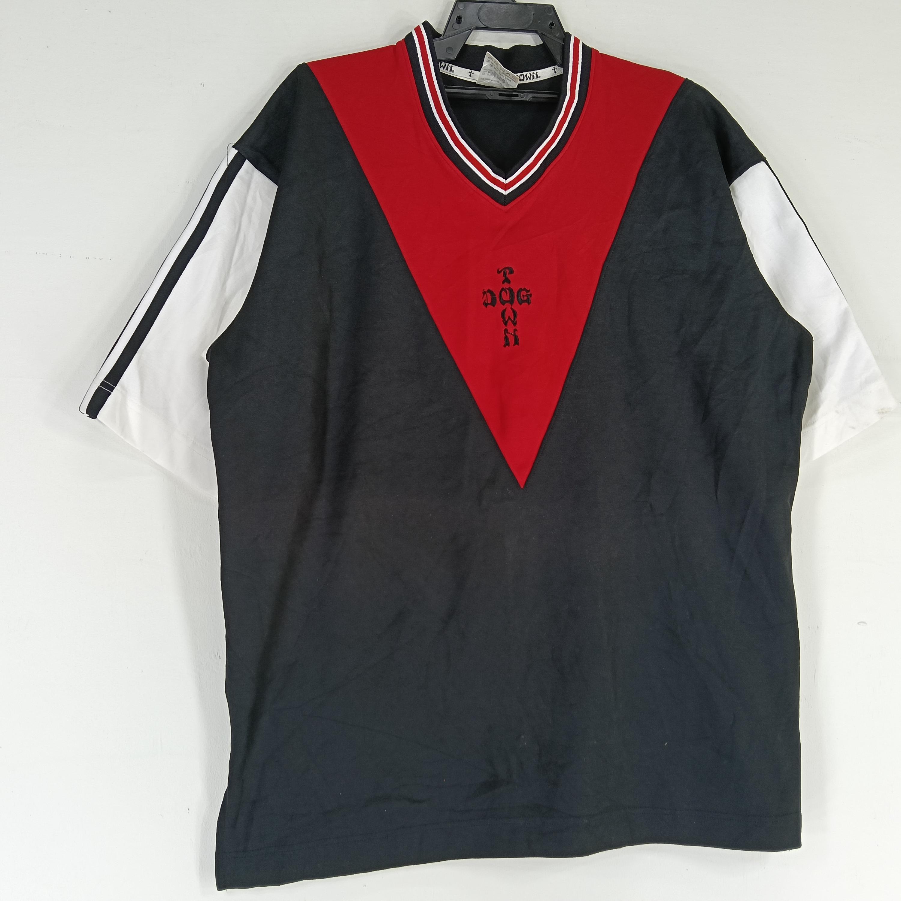 Vintage 90s Dogtown Devil Black Red Xlarge Jersey Dog Town