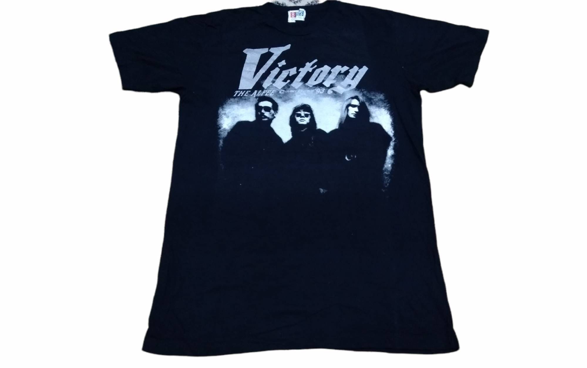 Vintage 90's Victory German Heavy Metal Band Black T Shirt Medium