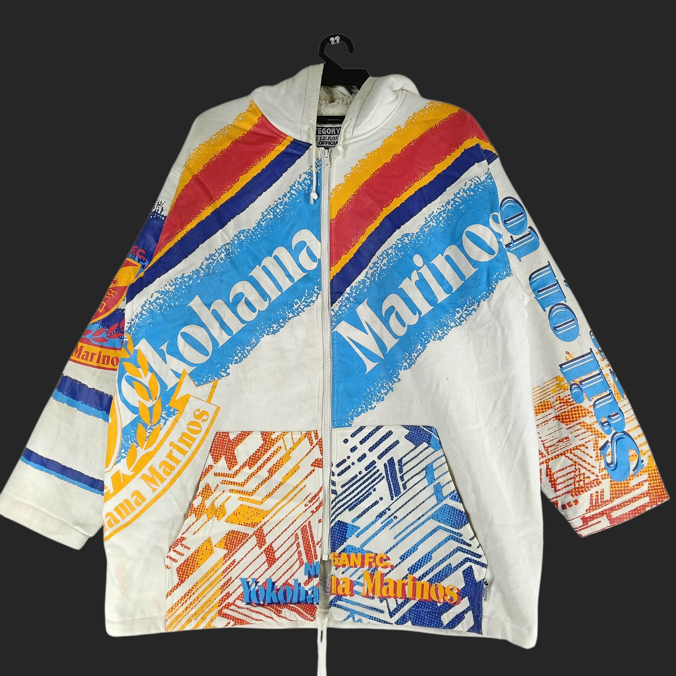 Vintage 90's Yokohama F. Marinos Japanese Football Club Free Size
