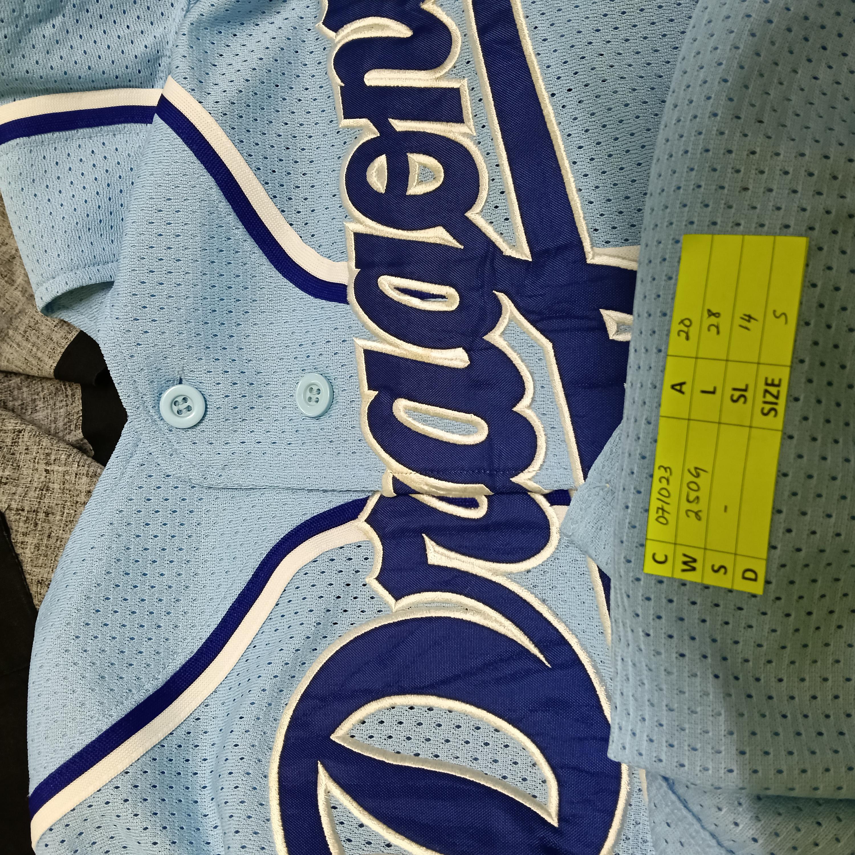 Vintage 90's Dragons Baseball Japanese Blue Small Jersey Baseball