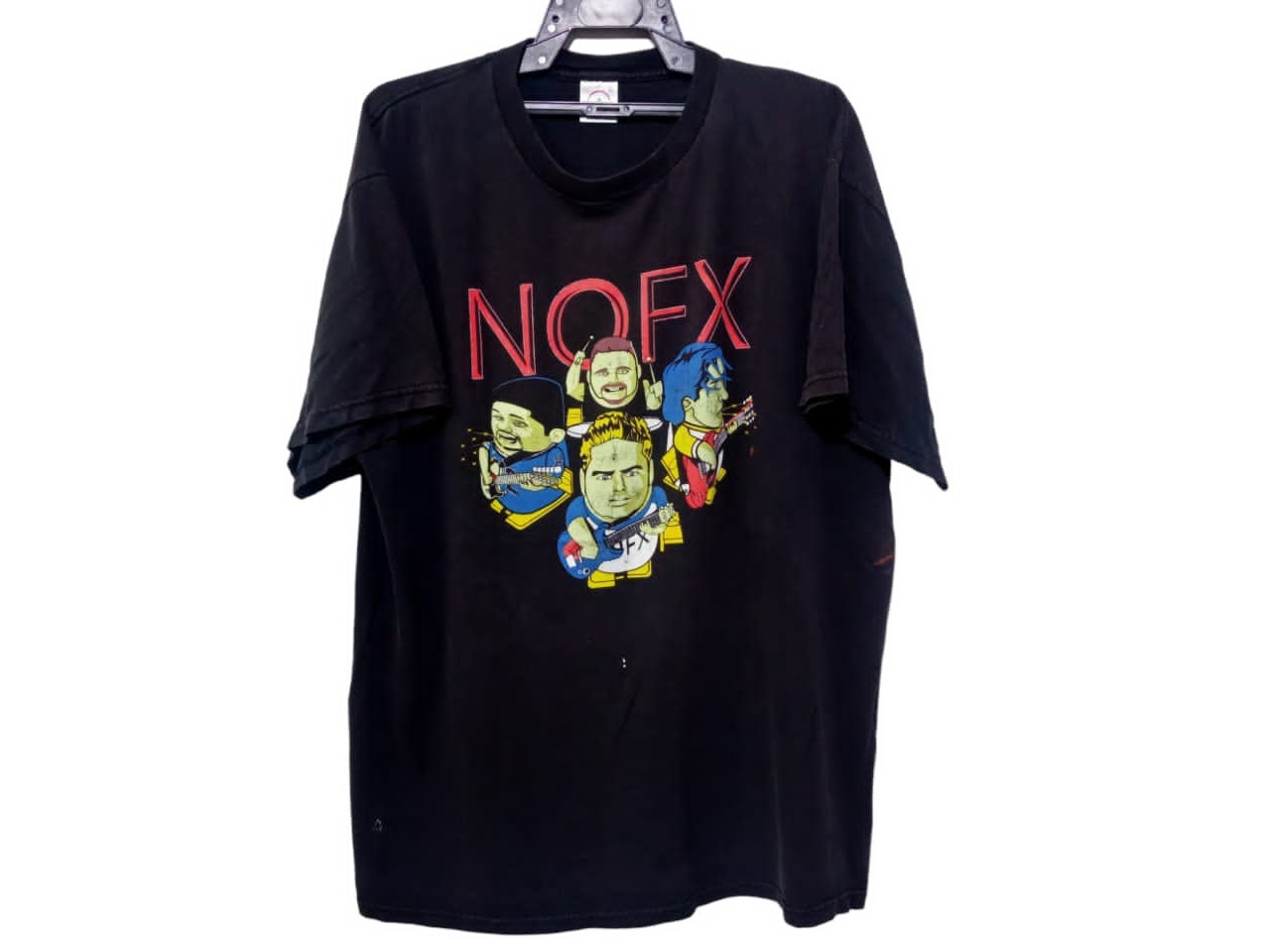 ヴィンテージ NOFX パンクバンド ブラック XL Tシャツ Nofx