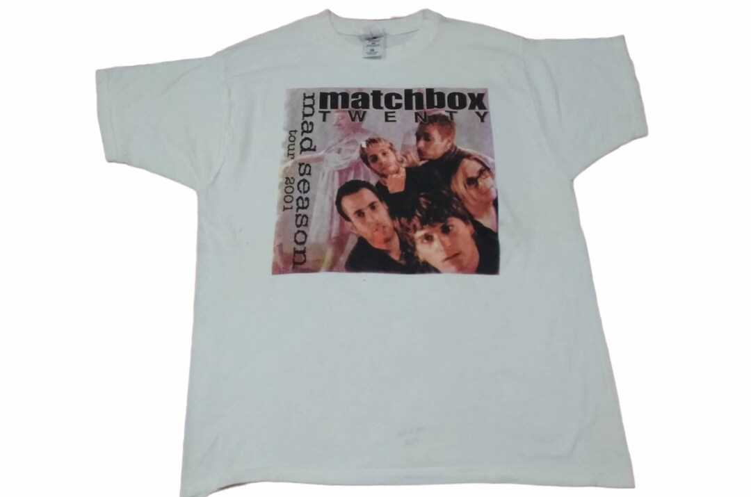 【オープニング 大放出セール】 Vintage Matchbox T Xlarge White Band Rock American Twenty トップス