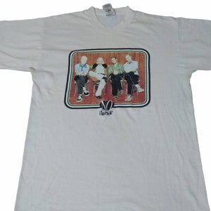 Vintage 90&#39;s NO DOUBT Gwen Stefani American Rock White T Shirt Anaheim Tragic Kingdom Tour Music Tees Concert Size L