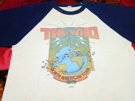 Vintage The Who band 70s men's t shirt