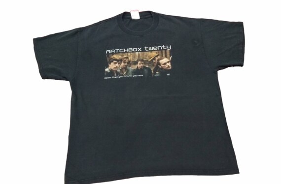 Vintage Match Box Twenty Black Large T Shirt More Than You Think