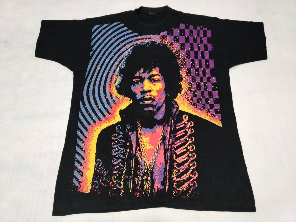 Vintage 90's Jimmy Hendrix American Guitarist Singer Songwriter