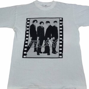 Vintage Glay Japanese Rock Band White Large T Shirt Glay Japan