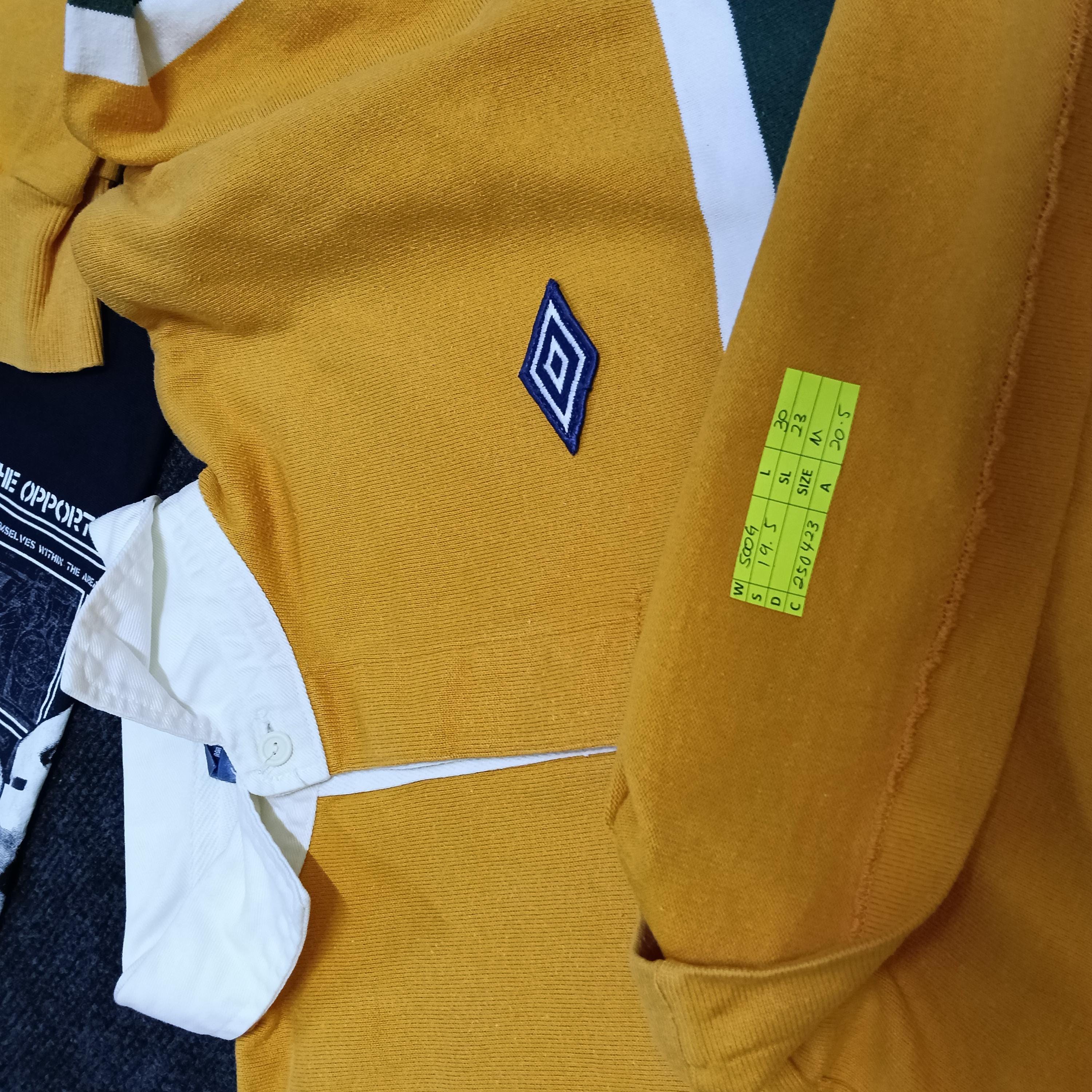 Vintage 90's Umbro Color Block Rugby Polo Shirt Rugby Medium Umbro