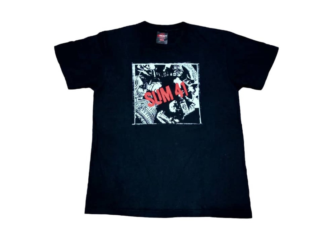 Vintage Sum 41 Canadian Rock Black Medium T Shirt This is Goodbye