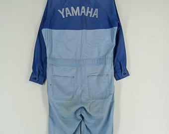 Vintage 90s Yamaha Motorsport Coveralls Large Yamaha Motorsport