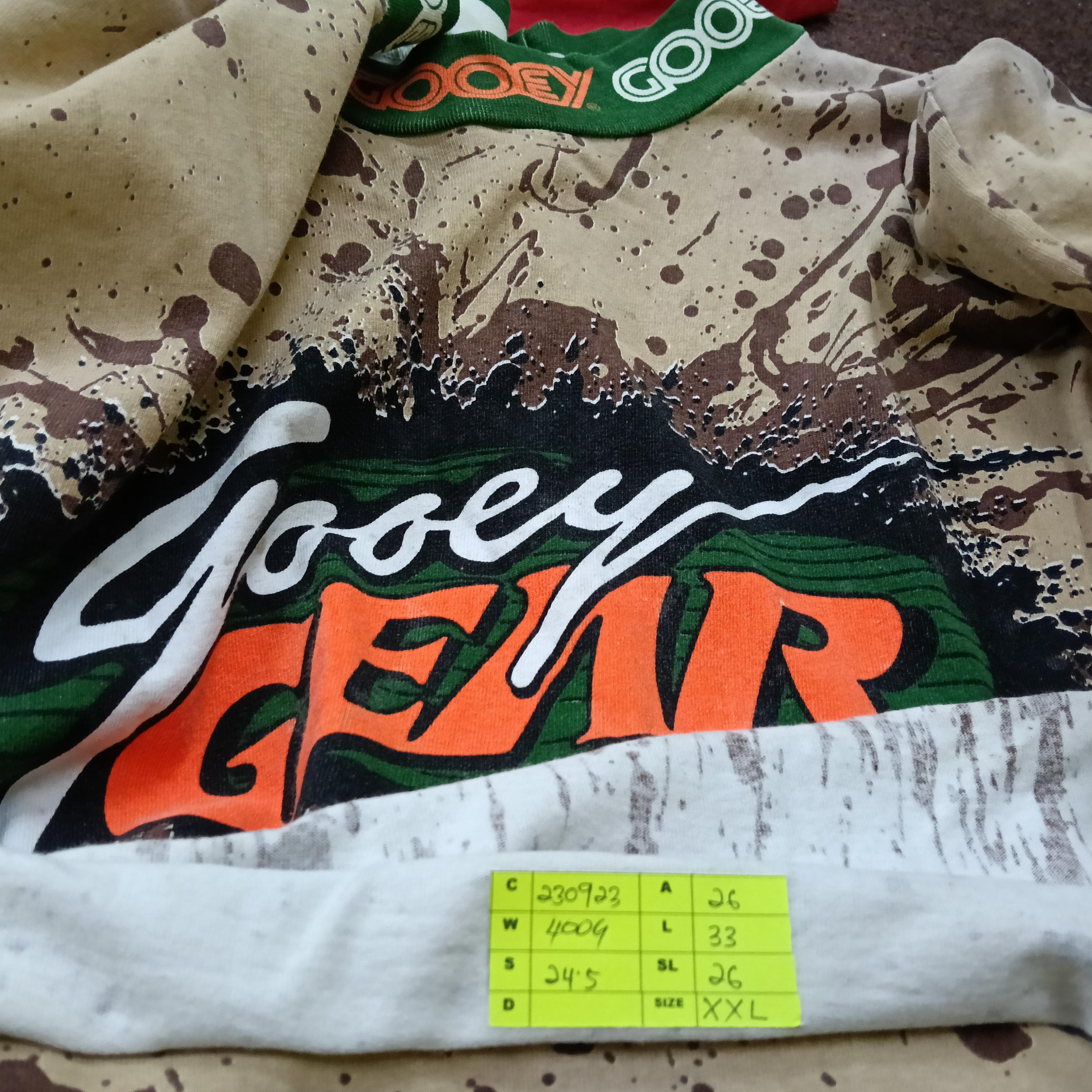 Vintage 90's Gosey Gear Team Motocross Army Brown Gear Xxlarge