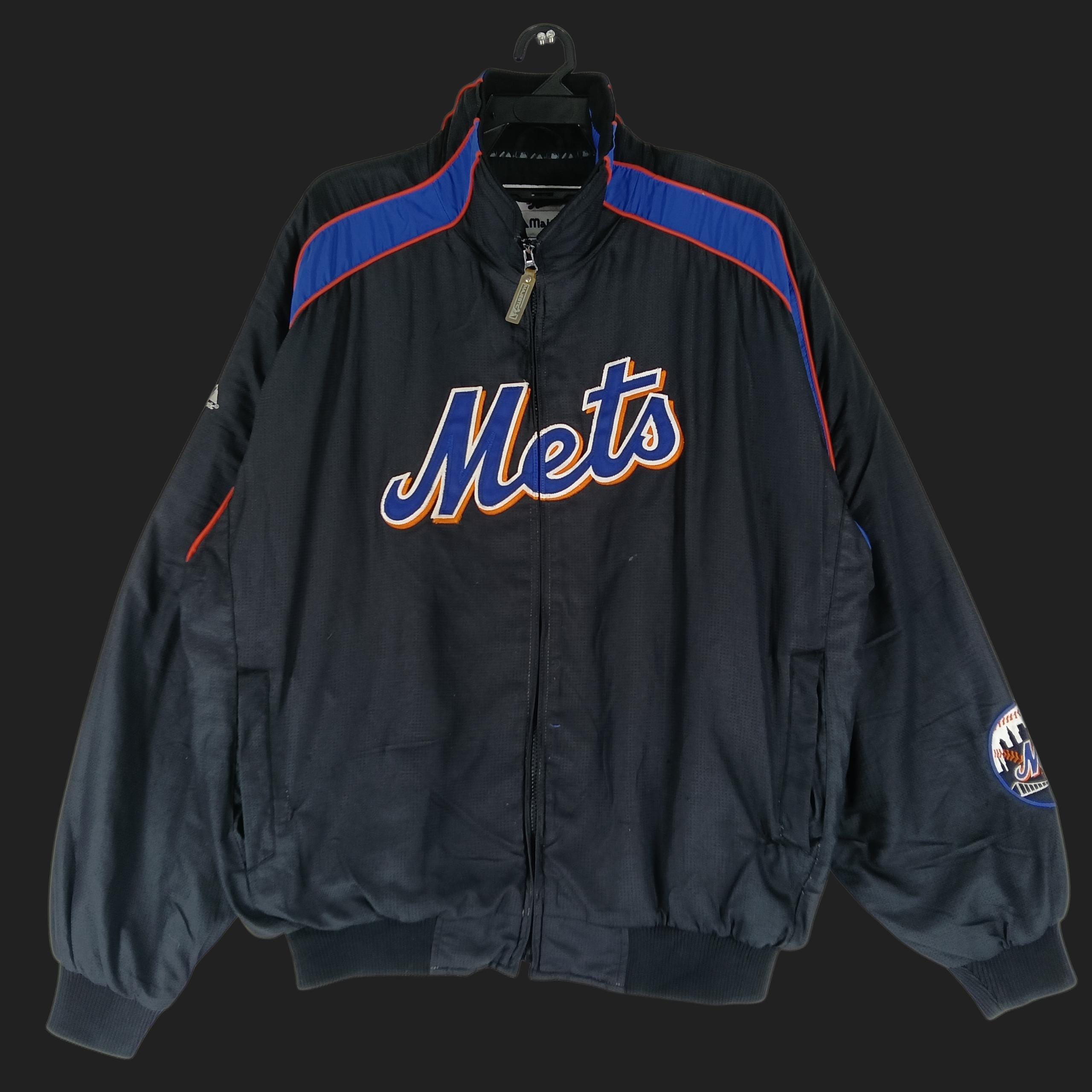 Vintage 90's New York Mets Black American Baseball Team Xlarge
