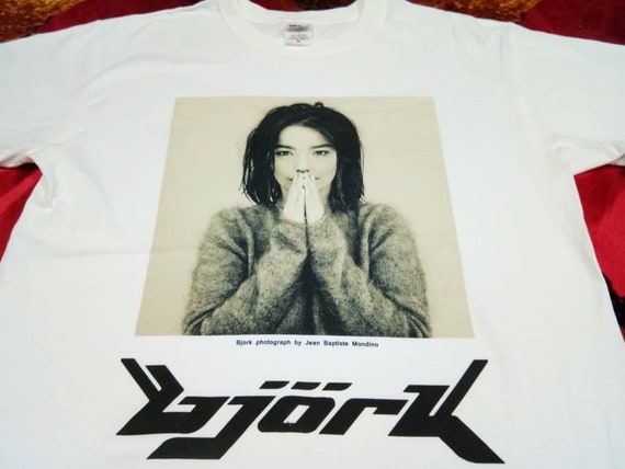 Vintage Bjork music men's t shirt