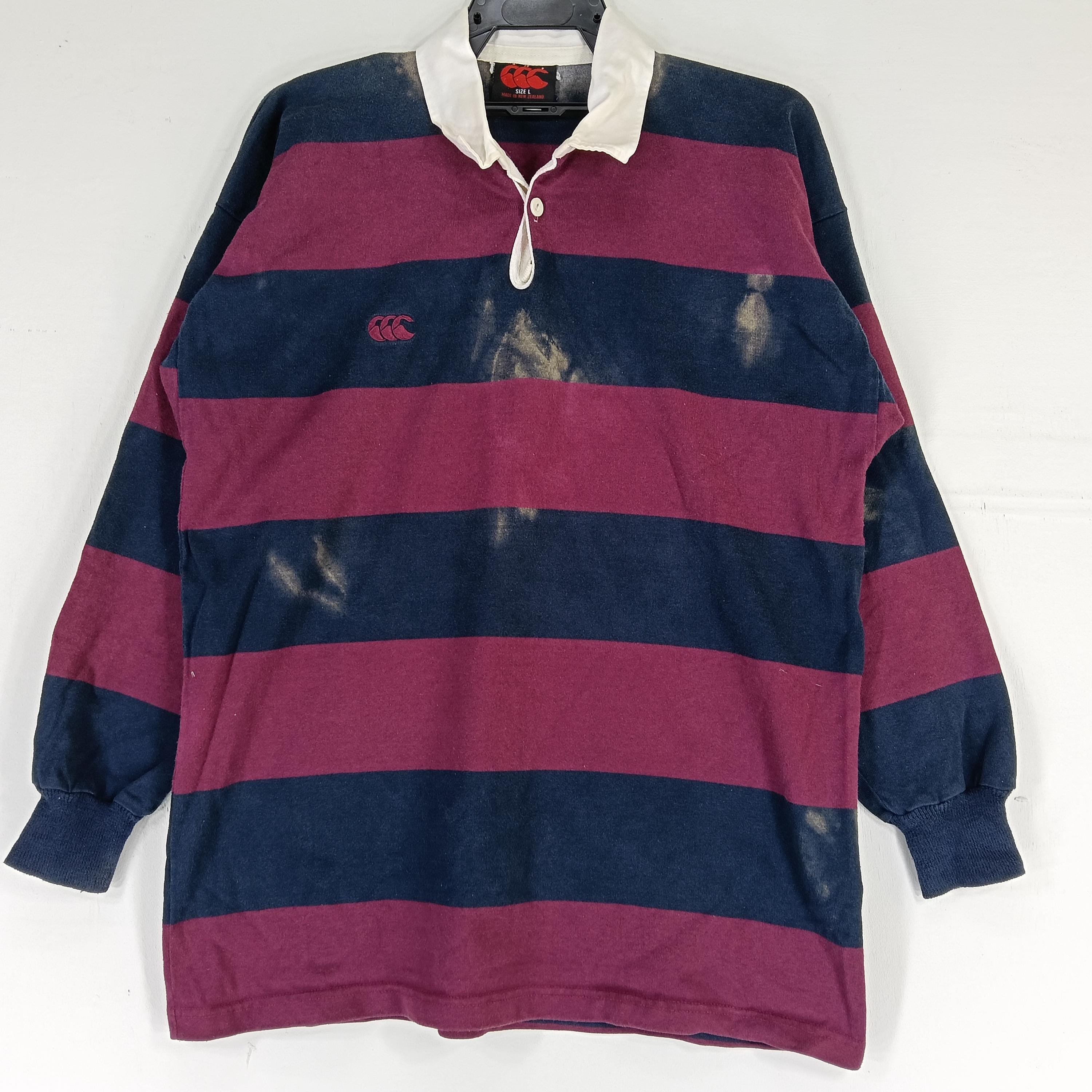 Vintage 90's Canterbury of New Zealand Rugby Large Polo Shirt