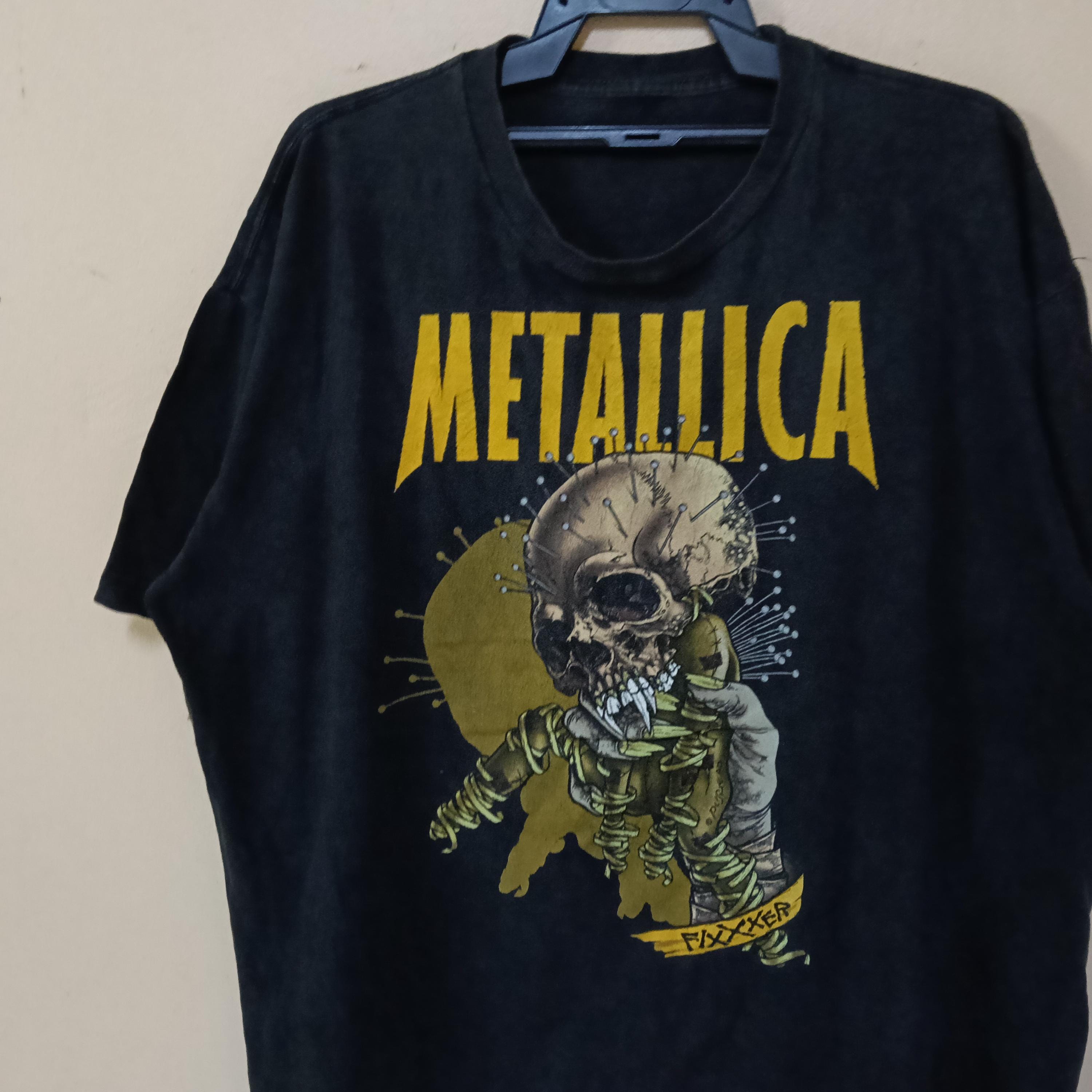 Vintage Metallica American Heavy Metal Rock Black Xlarge Band T