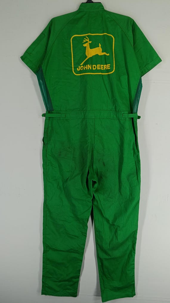 JOHN DEERE オーバーオール グリーン/イエロー　L L 防寒つなぎ JOHN DEERE オーバーオール グリーン/イエロー L L 防寒つなぎ Vintage
