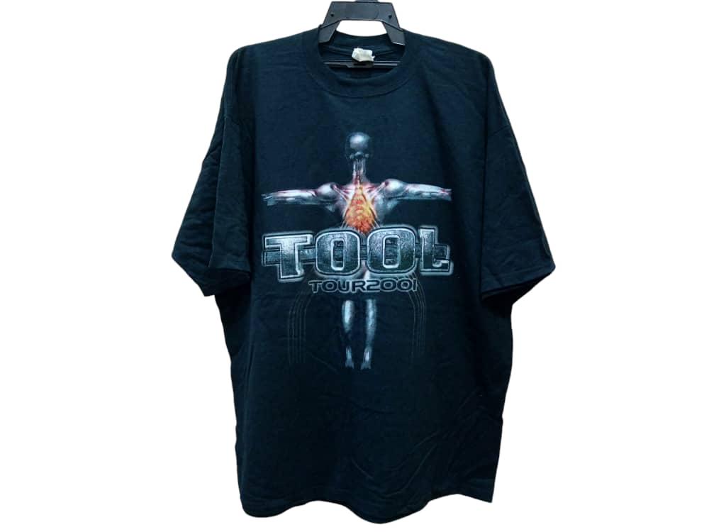トップス TOOL vintage graphic rock band tee Vintage Tool American Rock Band Black Xlarge T Shirt Genre