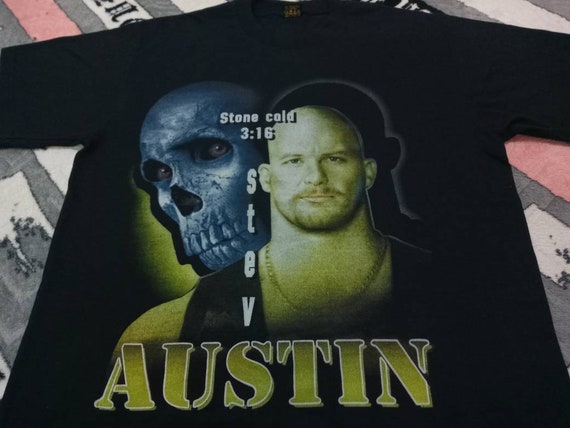 Vintage Steve Austin Stone Cold wwe men's t shirt
