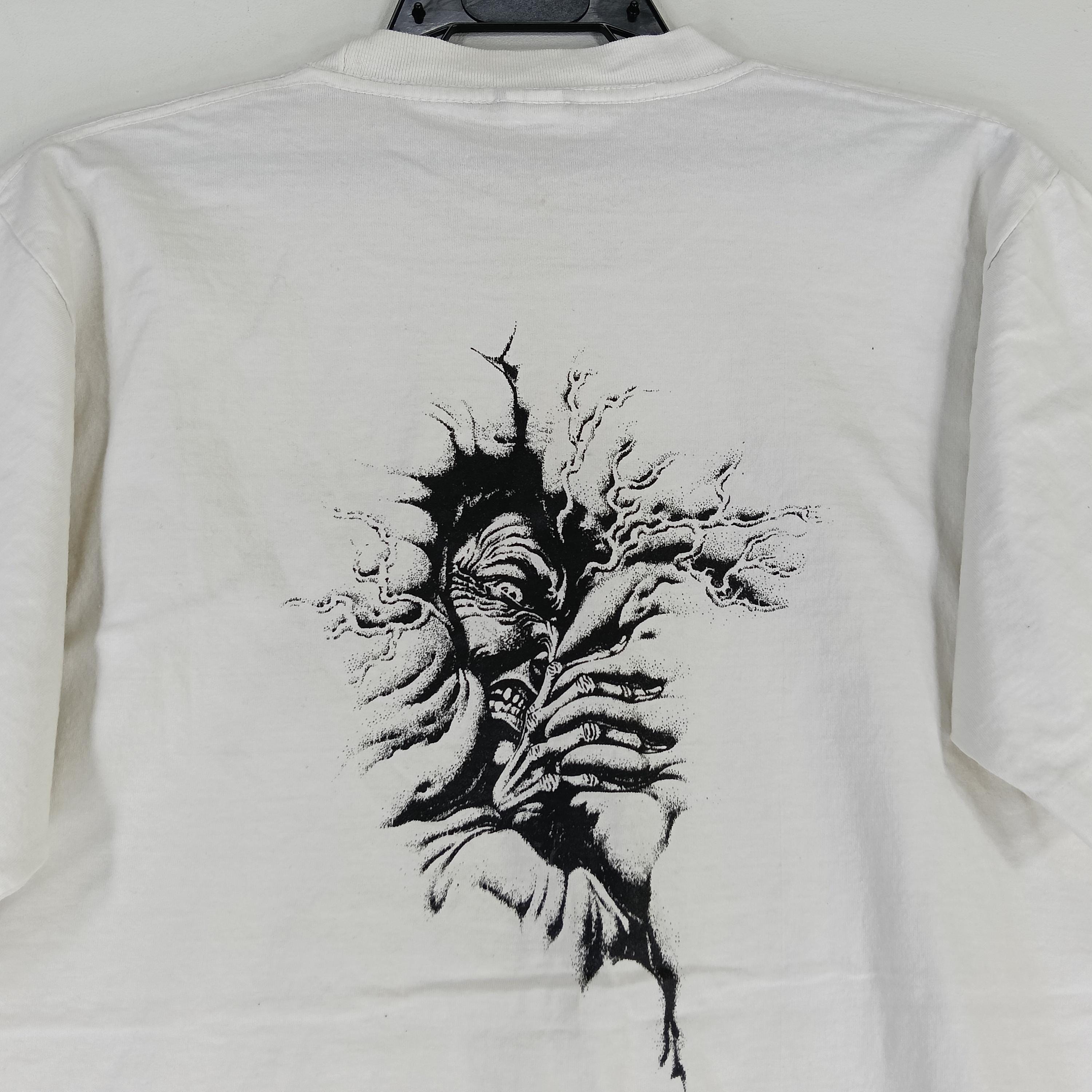 Tool グラフィック Tシャツ ホワイト Tool 'Double Image' (White) T-Shirt (Small) | Amazon.com