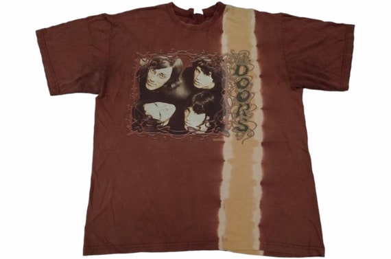 Kleding Herenkleding Overhemden & T-shirts T-shirts T-shirts met print Vintage The Doors American Rock Tye Dye Xlarge T Shirt Psychedelische Rock Genre Muziek Blues Acid Rock Muziek Shirts Tees Tour Concert Maat XL 