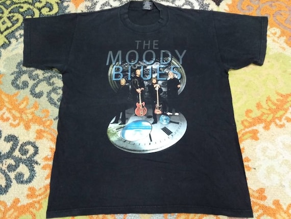 THE MOODY BLUES STRANGE TIMES Tシャツ L バンド THE MOODY BLUES STRANGE TIMES Tシャツ L バンド The Moody
