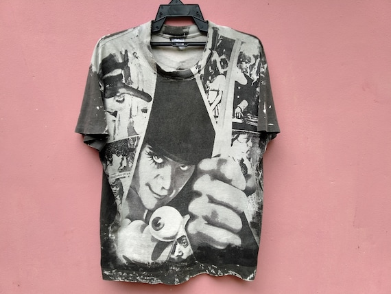 Vintage 90's Clockwork Orange Punk Movie Acid Wash Mosquitohead