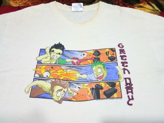 Vintage Green day punk band men's t shirt