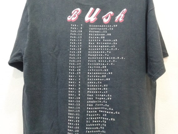 Vintage 90's Bush English Band Large Black T Shirt Post Grunge