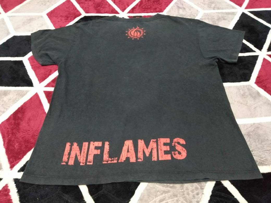 Vintage In Flames band t shirt | Etsy