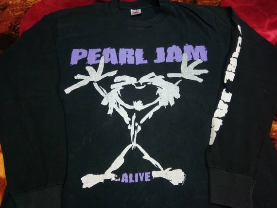 Vintage Pearl jam band 90s men's t-shirt