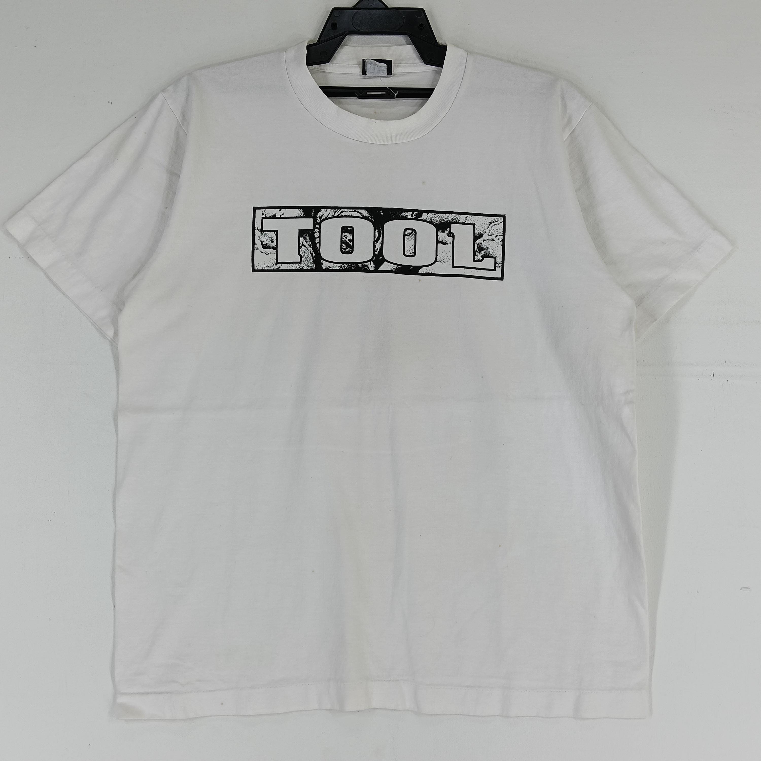 Vintage Tool American Rock Band White Medium T Shirt Tool Band