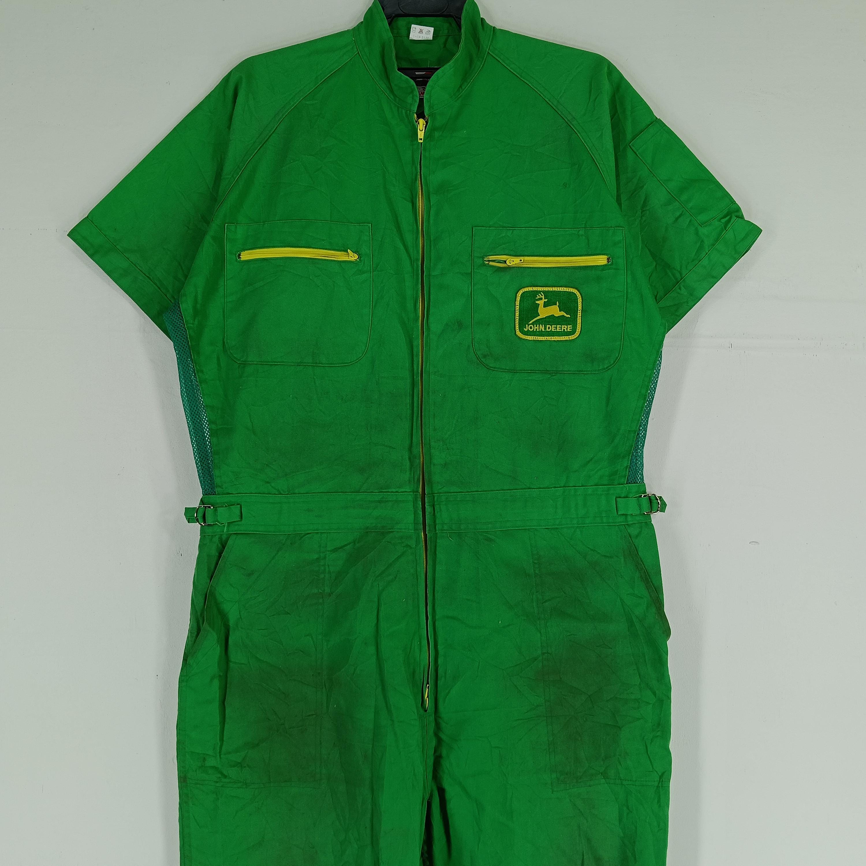 JOHN DEERE オーバーオール・つなぎ 3L John Deere オーバーオール・つなぎ グリーン ジョンディア - メルカリ