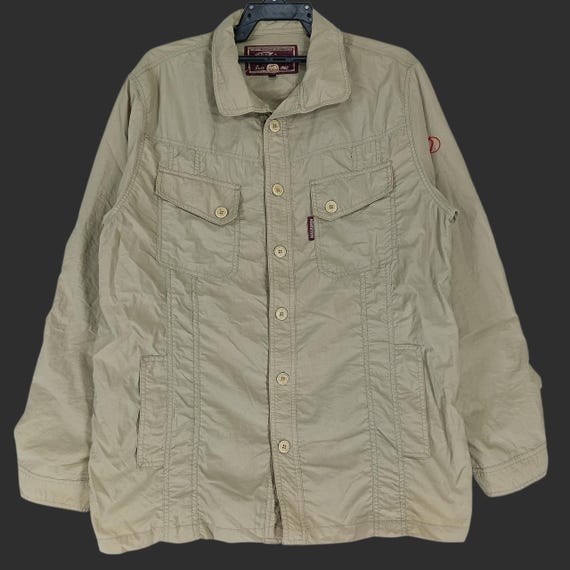 Fjallraven, Vintage Fjallraven Brown Large Shirt Fjallraven Button Up Long Sleeve Shirt Size L
