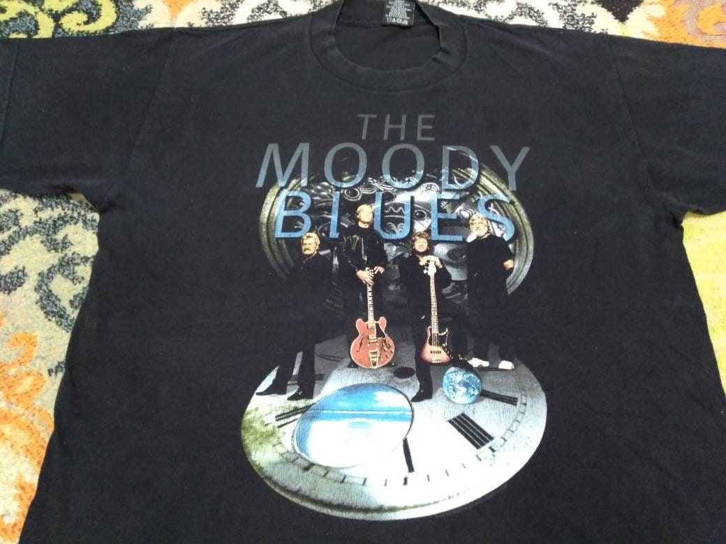 ヴィンテージ 90 年代 ムーディー ブルース バンド ブラック T シャツ