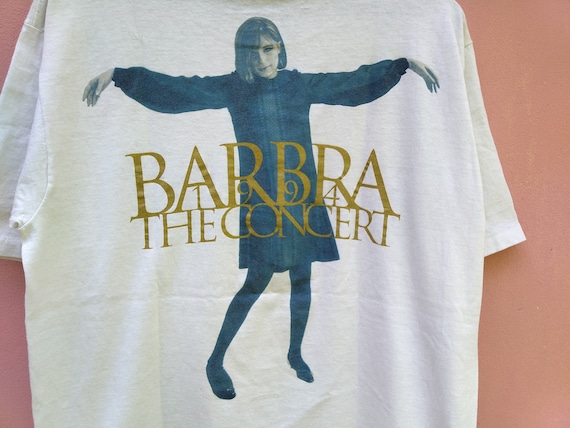 Vintage Barbra Streisand the Concert Medium White T Shirt American