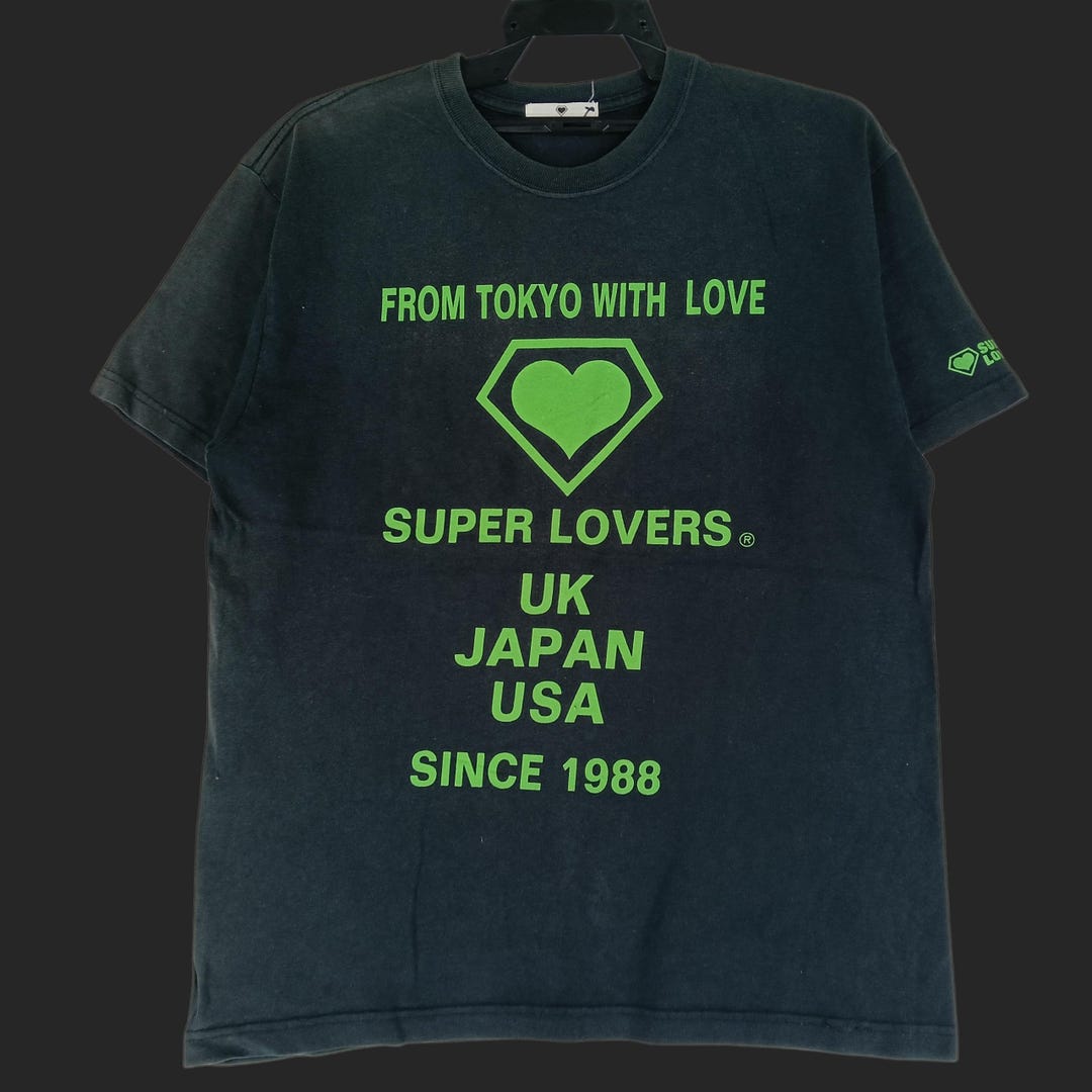 90s USA製 バンドT Shampoo SUPER LOVERS Tシャツ Vintage Super Lovers Japanese Brand Black Medium T Shirt