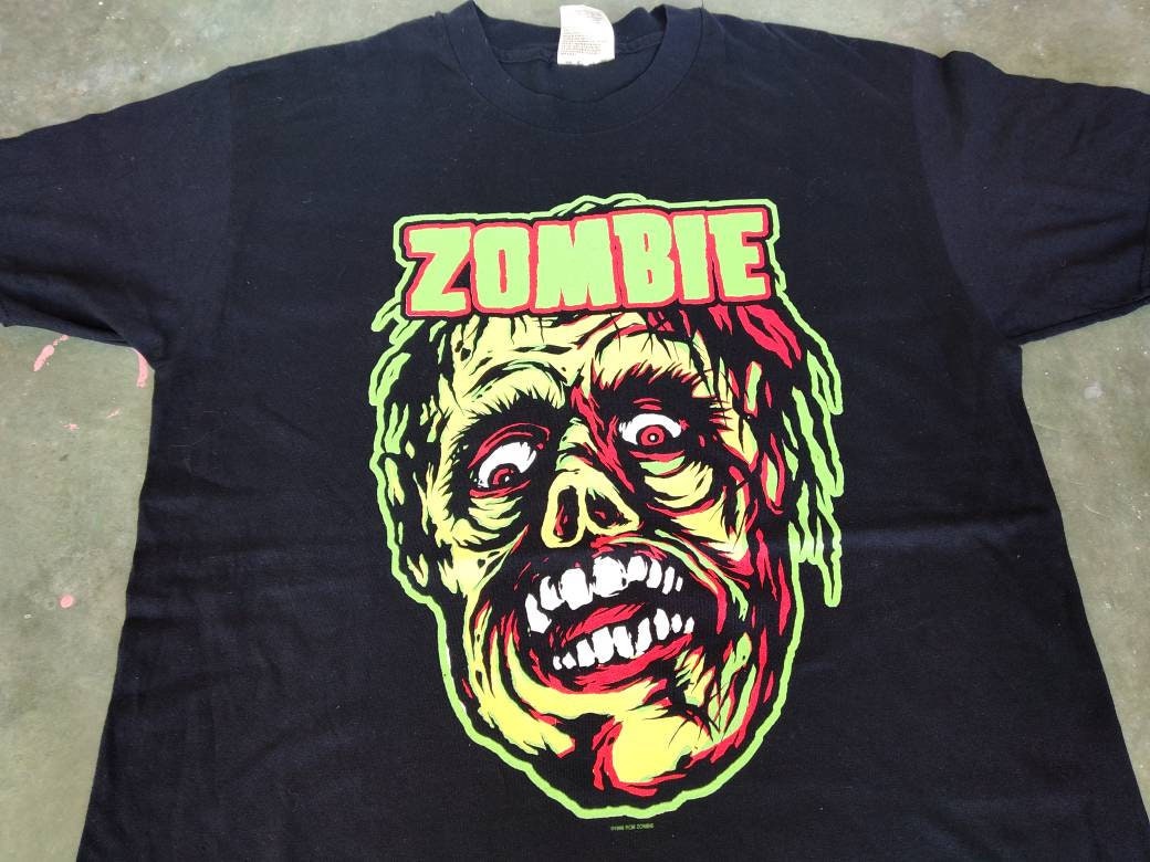 90s rob zombie バンドtシャツ winterland XL Vintage 90's Rob Zombie Bring Out Your Dead Band Black Large T