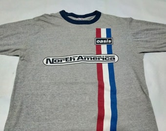 90s oasis tシャツ North America vintage oasis t shirt, 90s oasis t shirt, oasis tour t shirt