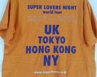 Vintage Super Lover Tokyo Orange Medium T Shirt Superlovers