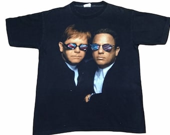 Vintage 90s Elton John and Billy Joel : Summer 1998 Music T-shirt