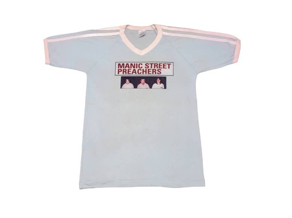 Vintage Manic Street Preachers Welsh Rock Indie Band Blue
