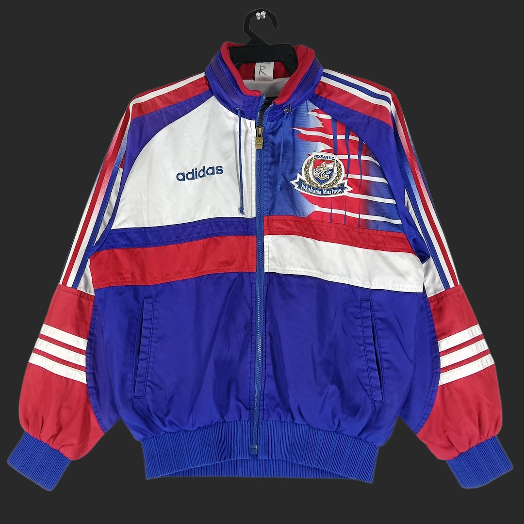 Vintage 90's Yokohama Marinos Adidas Japanese Football Club Mizuno