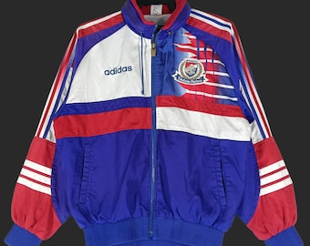 Vintage 90's Yokohama Marinos Adidas Japanese Football Club Mizuno