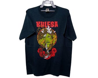Camiseta vintage Kylesa American Sludge Metal Band negra grande Géneros Sludge Metal Stoner Metal Camiseta Camiseta metal Camisetas de bandas musicales Talla L