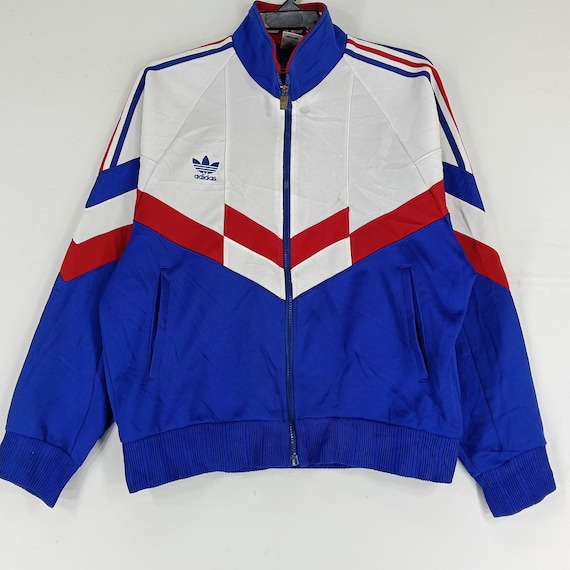 Vintage 90's Adidas Three Stripes Track Top Large Jacket Adidas
