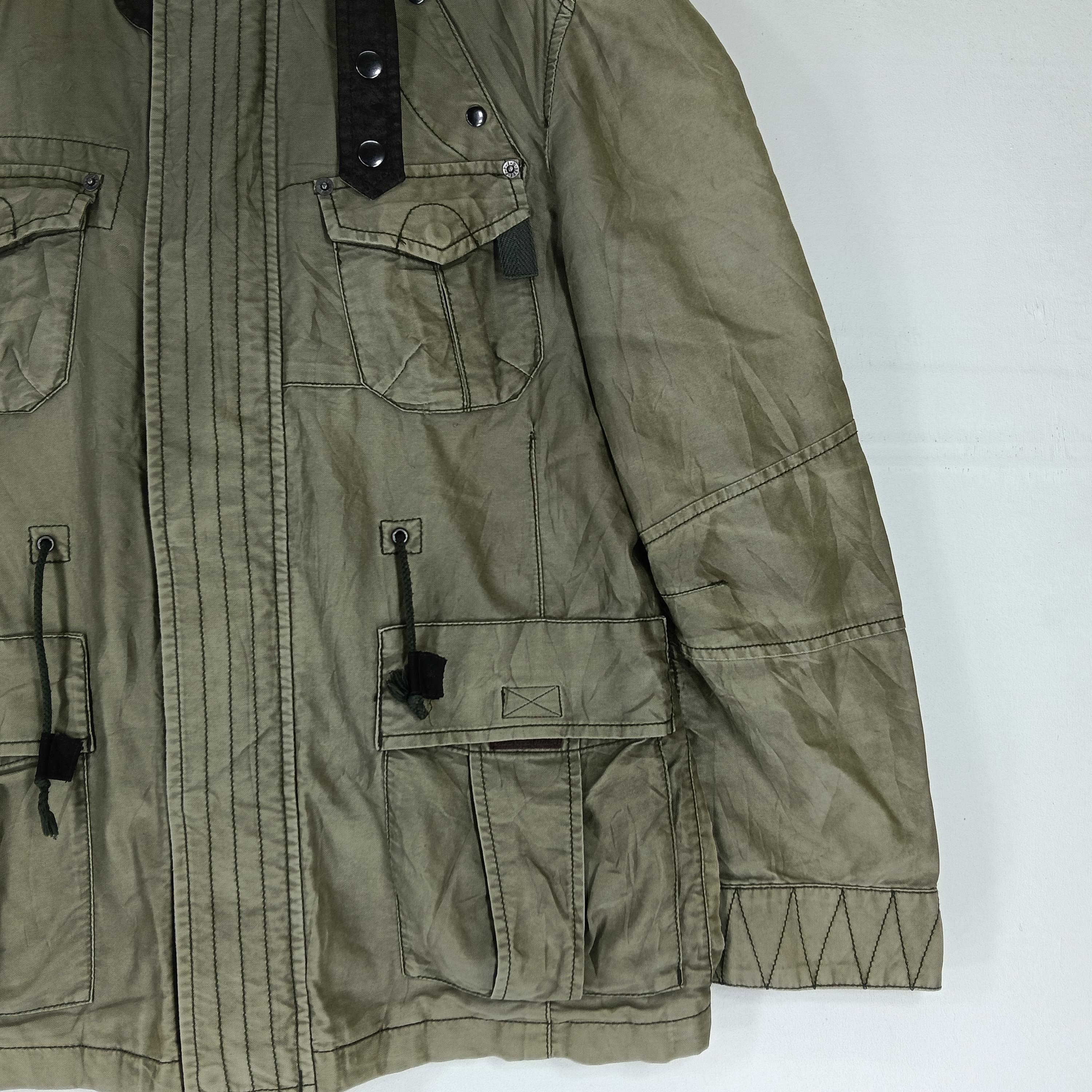 Vintage 90's PPFM Japanese Brand Olive Green Medium Jacket PPFM