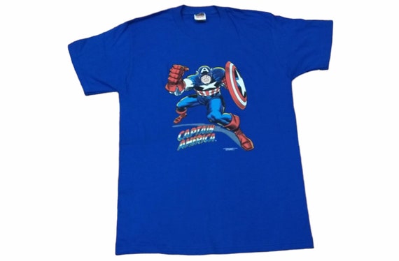 ヴィンテージ 90 年代 キャプテン アメリカ スーパーヒーロー マーベル